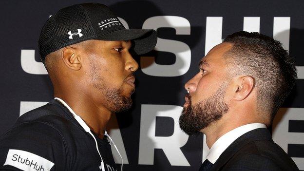 Anthony Joshua and Joseph Parker