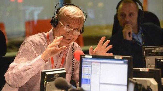 John Humphrys, cyflwynydd rhaglen Today ar Radio 4: Y Cymro uchaf yn y rhestr