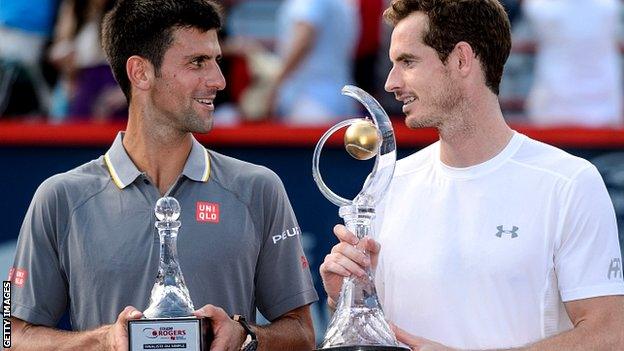 Novak Djokovic and Andy Murray