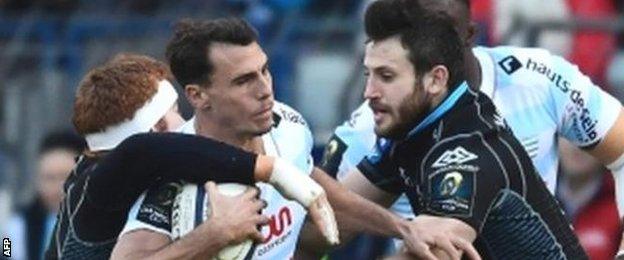 Glasgow Warriors against Racing 92