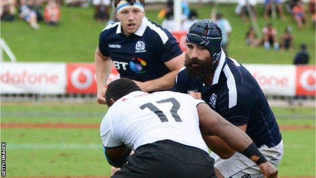 Scotland back-row Josh Strauss