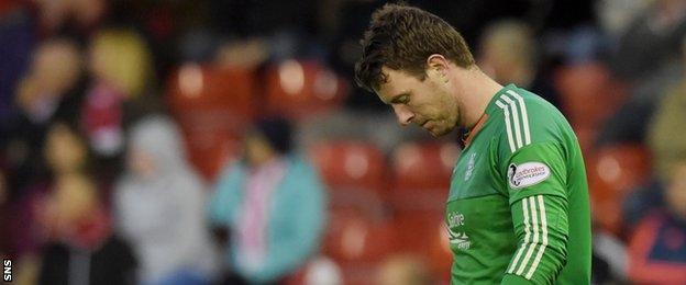 Aberdeen goalkeeper Adam Collin