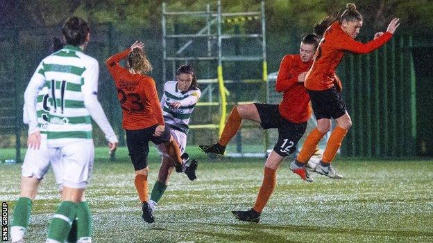 Celtic shocked 13-time champions Glasgow City in the opening round of the SWPL before the season was halted