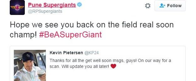 Pune Supergiants tweet