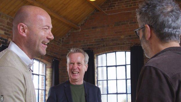 Alan Shearer, Frank Skinner and David Baddiel