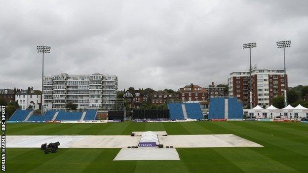 Covers on at Hove