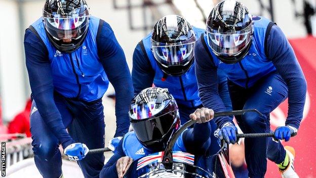 Team GB bobsleigh team