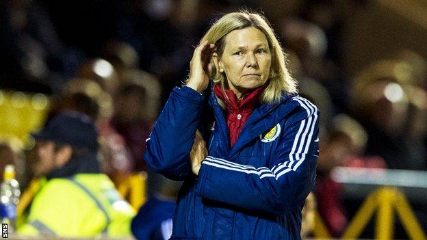 Scotland head coach Anna Signeul