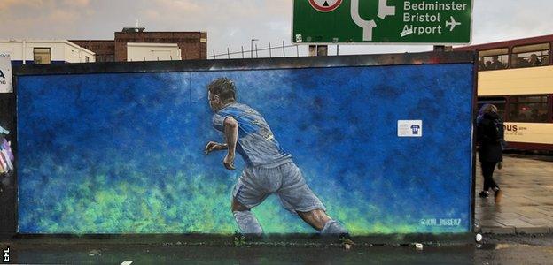 Bristol Rovers' mural