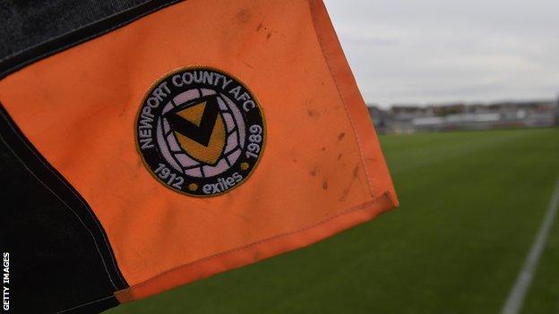 Newport County corner flag