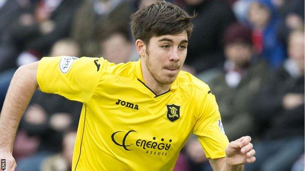 Livingston defender Declan Gallagher