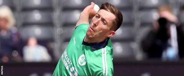 Ireland seamer Peter Chase