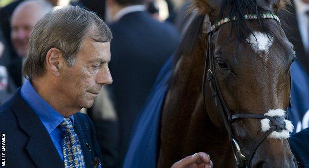 Sir Henry Cecil with Frankel