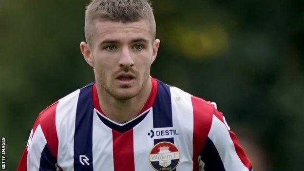 Dan Crowley in action for Willem II