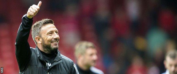 Aberdeen boss Derek McInnes