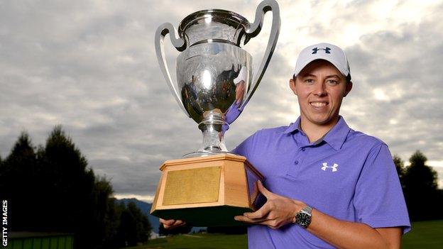 Matthew Fitzpatrick won the European Masters at Crans Montana in Switzerland last week