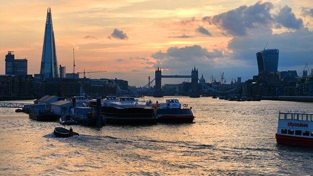 London river view