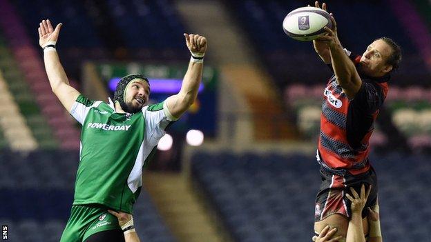 Edinburgh avenged last weekend's defeat by London Irish