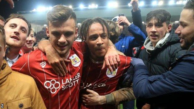 Bristol City celebrate