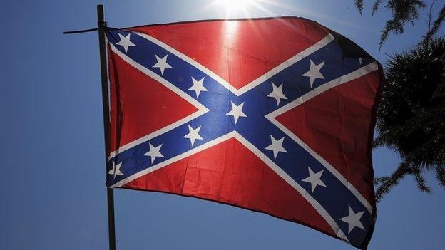 The Confederate flag