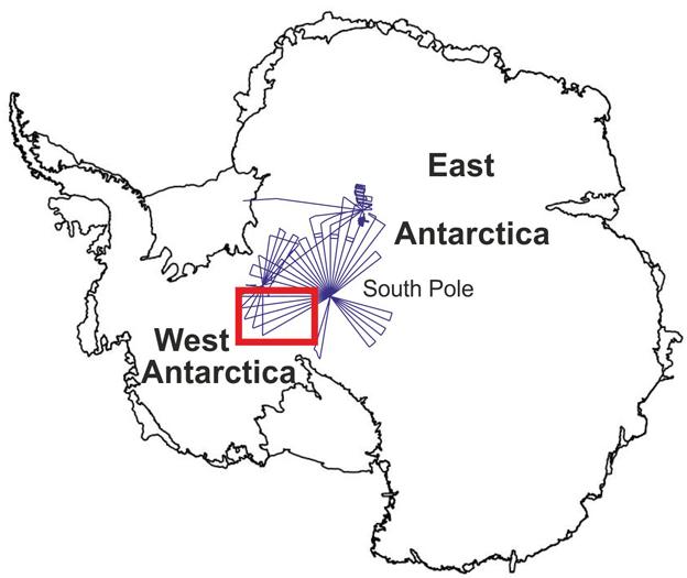 Antarctic map