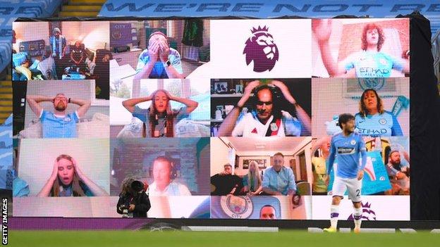 Manchester City fan wall