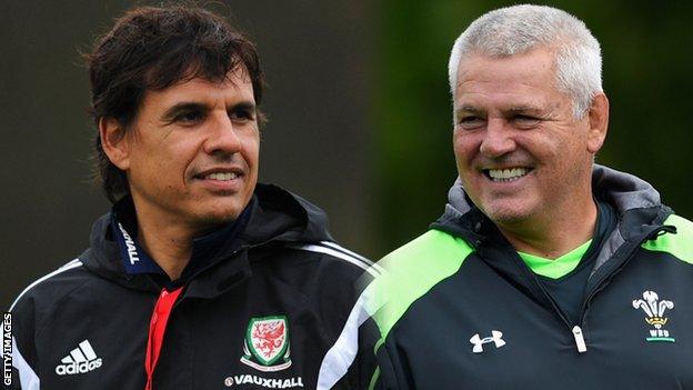 Chris Coleman and Warren Gatland