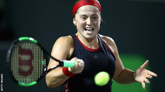 French Open champion Jelena Ostapenko reaches Miami Open final