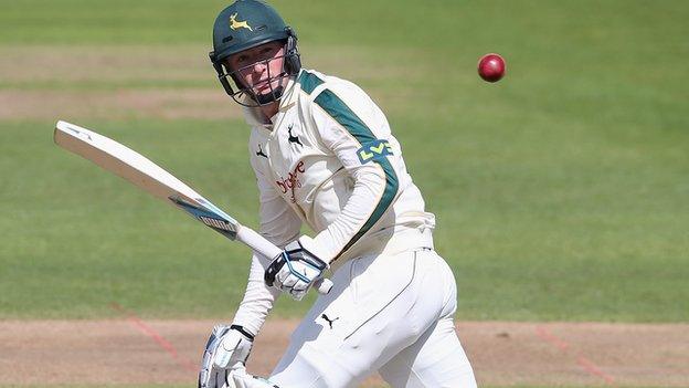 Nottinghamshire batsman Greg Smith