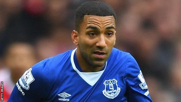 Everton winger Aaron Lennon