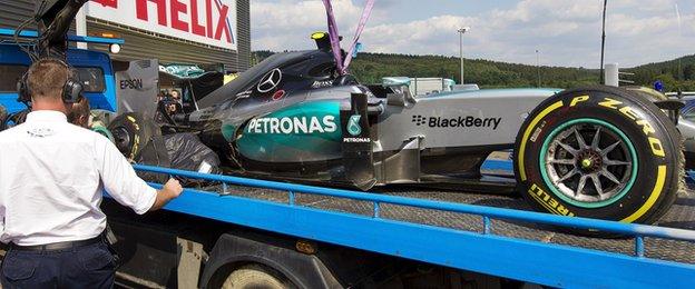 Nico Rosberg's car