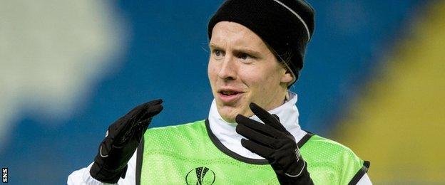 Celtic midfielder Stefan Johansen