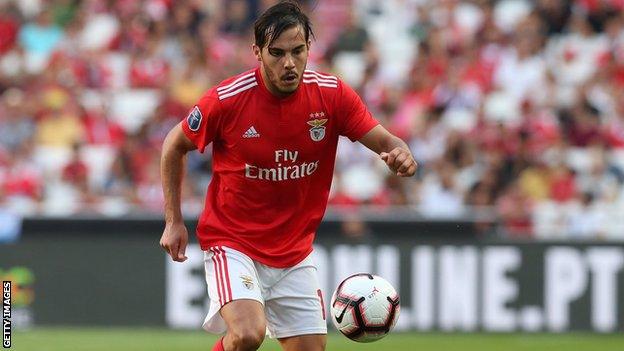 Yuri Ribeiro in action for Benfica