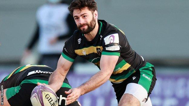 Henry Taylor in action for Northampton