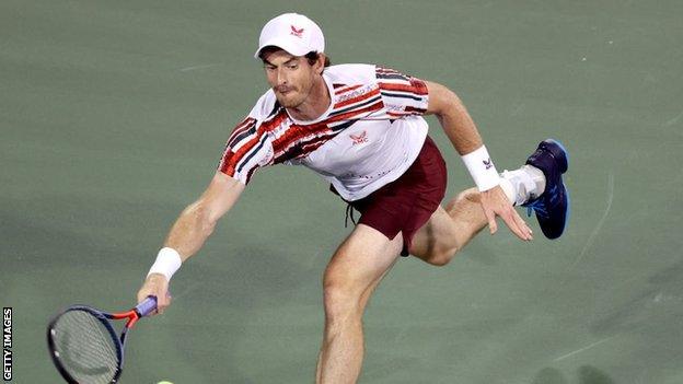 Andy Murray at the Cincinnati Masters