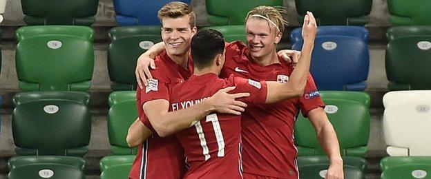 Alexander Sørloth, Mohammad Elyounoussi and Erling Haaland were in superb form for Norway