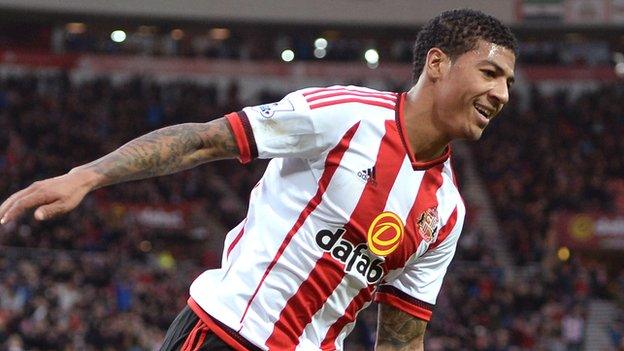 Patrick van Aanholt celebrates his goal