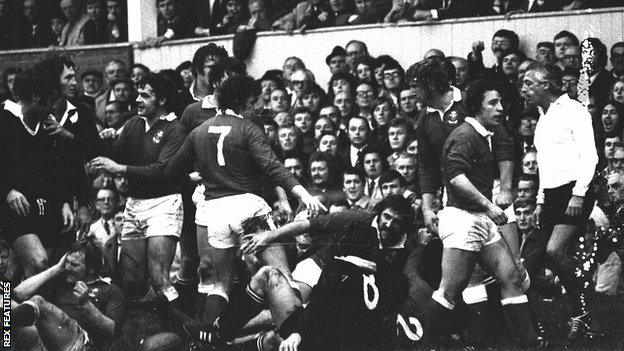 Llanelli did not concede a try in the 9-3 win over New Zealand in 1972