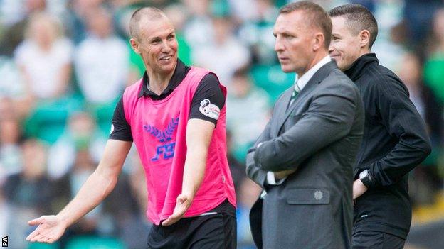 Kenny Miller pictured during a match against Celtic on 4 August 2018