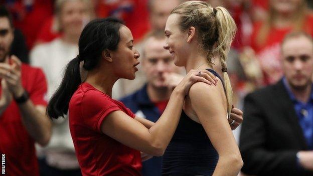 Katie Boulter and Anne Keothavong