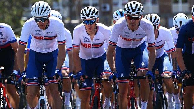 British cyclists at the Road World Championships