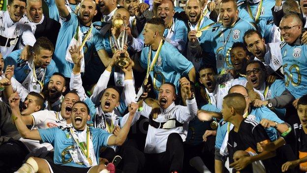 Entente Setif won the Champions League in 2014