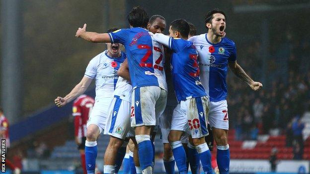 Blackburn bounced back from losing 7-0 to Fulham midweek, their heaviest ever home league defeat