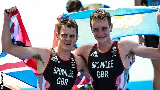 Jonny and Alistair Brownlee