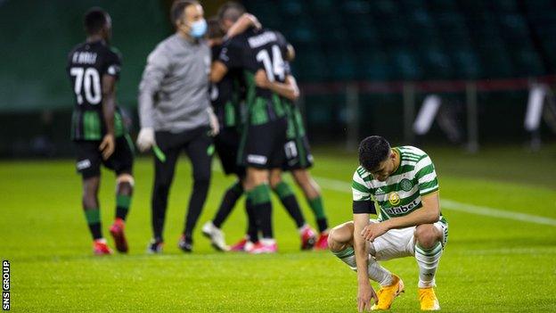 Celtic lost out at home to Hungarian opponents