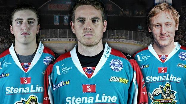 Jackson Whistle, Stephen Murphy and Andrew Dickson are the Giants netminders for 2017/18