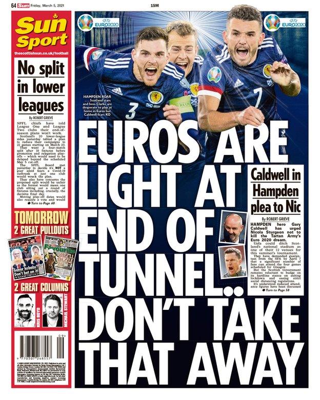 Scottish Sun back page
