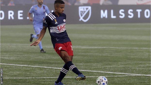 Michael Mancienne in action for New England Revolution