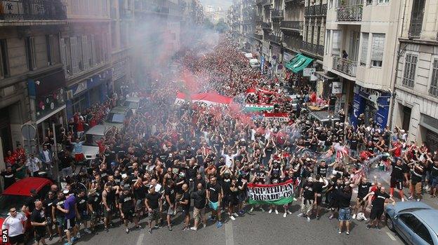 Hungary fans