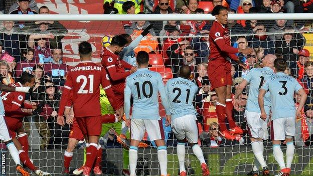 Emre Can scores for Liverpool against West Ham